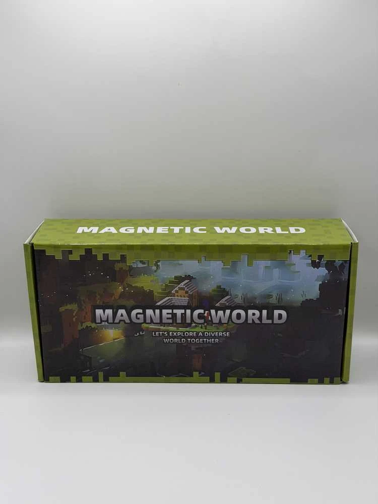 Minecraft magnetinis blokelių rinkinys - 100 vnt