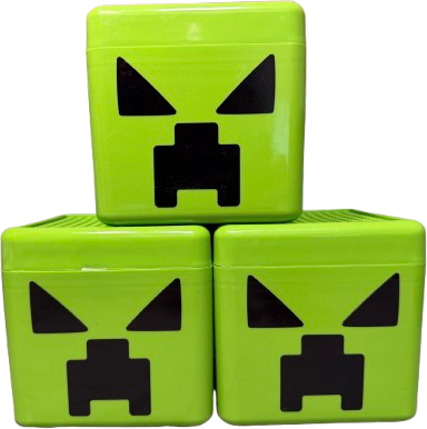 Minecraft Stiliaus magnetinis blokelių rinkinys - 184 vnt