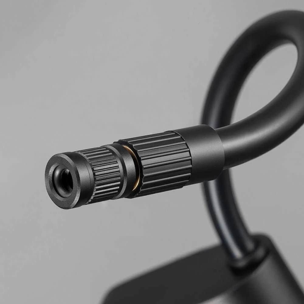 Rockbros L1 Mini belaidis siurblys 70 psi kompresorius 200 mm Schrader žarnos ilgis - juodas