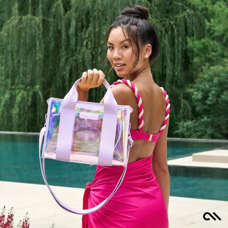 Case-Mate Mini Travel Tote Bag - Atsparus vandeniui shoulder bag (Soap Bubble)