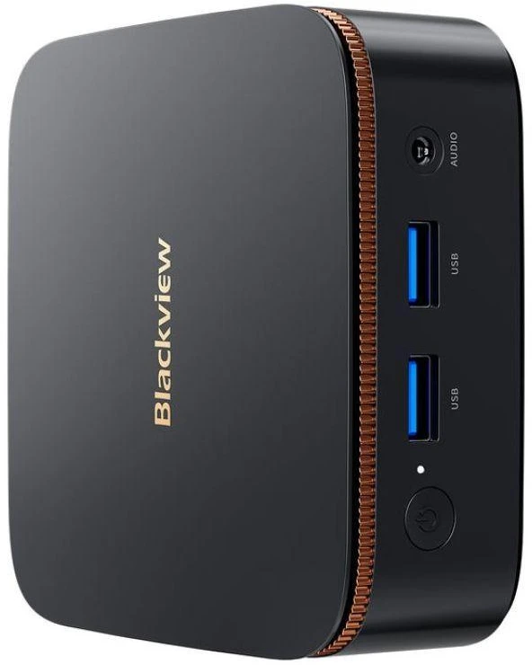 Blackview MP20 Mini PC with Ryzen 3 3300U, 8GB RAM, 256GB SSD, Windows 11 Pro, juodas