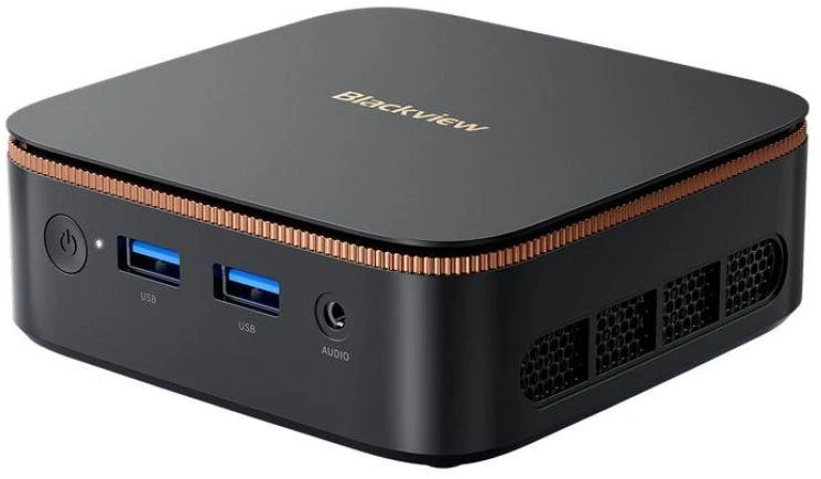 Blackview MP20 Mini PC with Ryzen 3 3300U, 8GB RAM, 256GB SSD, Windows 11 Pro, juodas