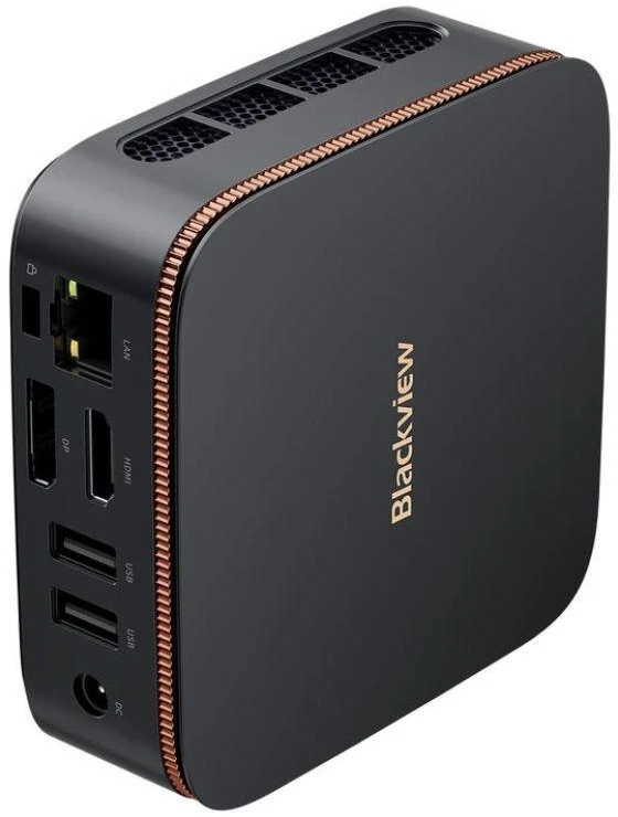 Blackview MP20 Mini PC with Ryzen 3 3300U, 8GB RAM, 256GB SSD, Windows 11 Pro, juodas