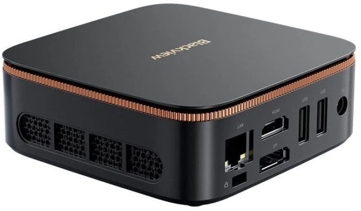 Blackview MP20 Mini PC with Ryzen 3 3300U, 8GB RAM, 256GB SSD, Windows 11 Pro, juodas