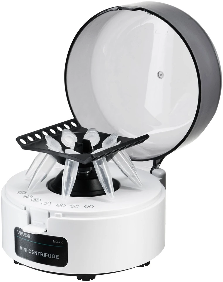 VEVOR Mini centrifuga 0.2/1.5/2 ml, 7000 aps./min.