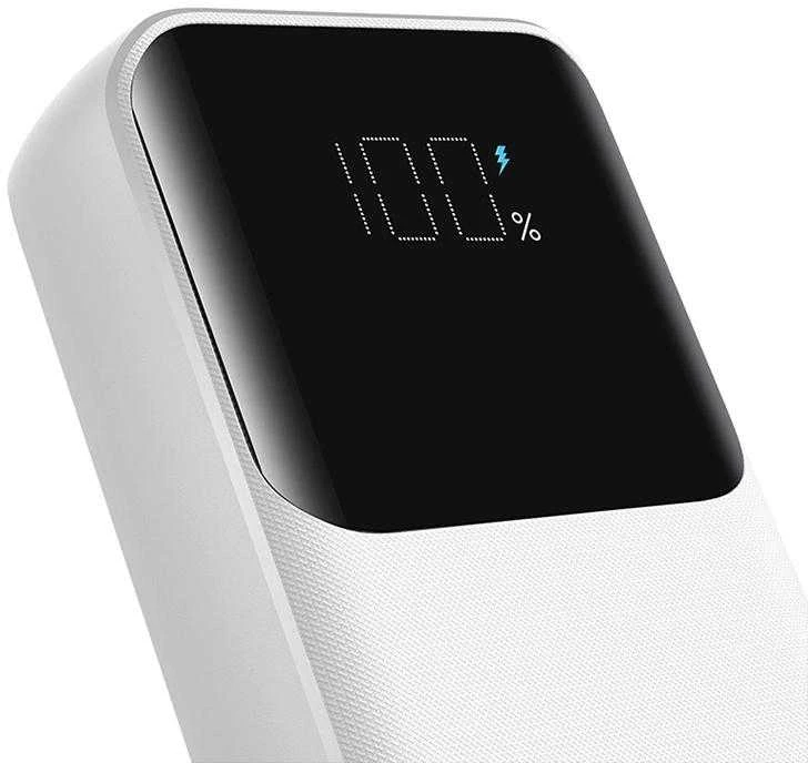 Mini power bank su integruotu kabeliss Joyroom JR-PBC06 30W 10000mAh – baltos spalvos