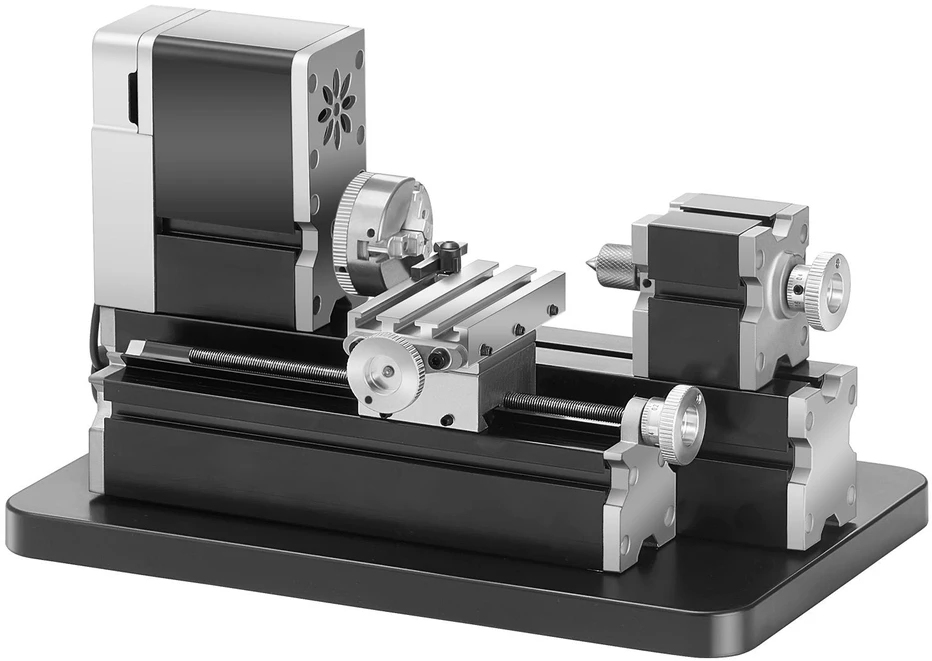 VEVOR Mini metalo tekinimo staklės 70 x 130 mm, 36W