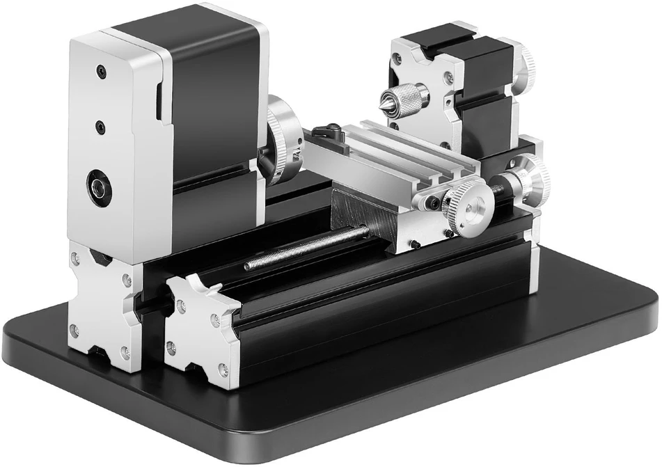 VEVOR Mini metalo tekinimo staklės 70 x 130 mm, 36W