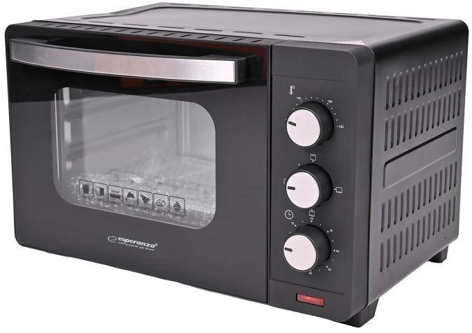 Mikrobangų krosnelė Esperanza EKO008N Mini Oven 20 l 1280 W Juodas