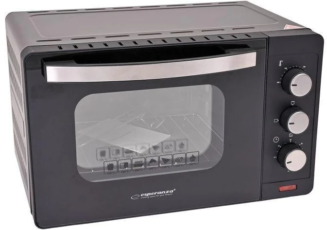 Mikrobangų krosnelė Esperanza EKO008N Mini Oven 20 l 1280 W Juodas