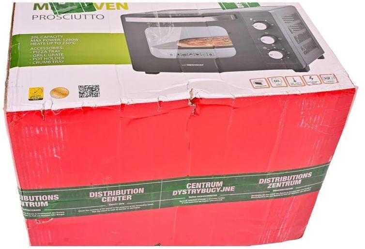 Mikrobangų krosnelė Esperanza EKO008N Mini Oven 20 l 1280 W Juodas