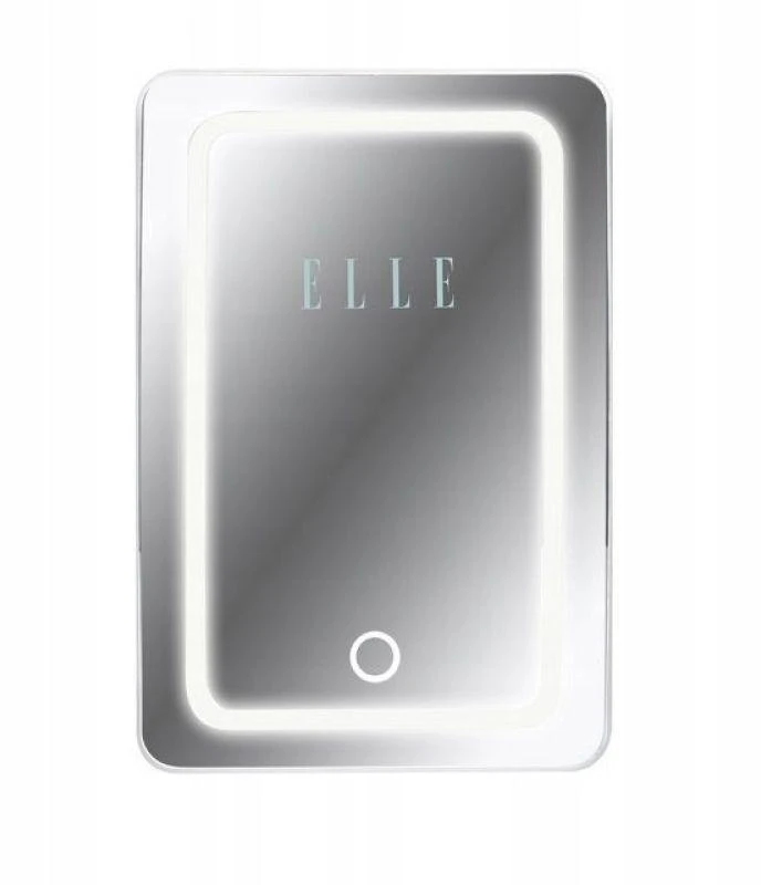 Mini šaldytuvas su LED makiažo veidrodėliu ELLE 4L baltas