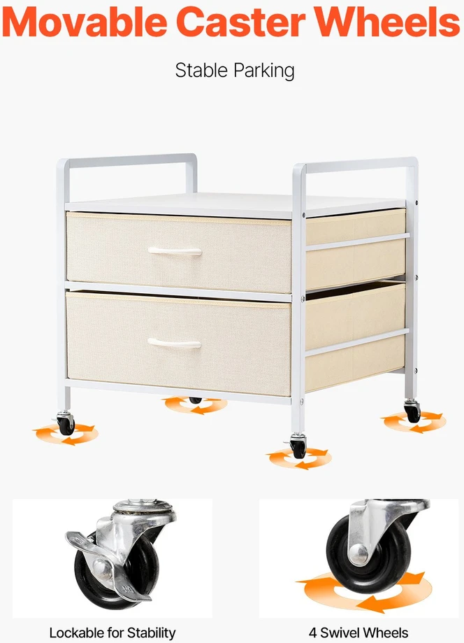 VEVOR Balto mini šaldytuvo stovas su laikymu