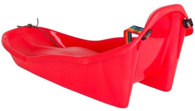 Prosperplast MINI TOPO Raudonos plastikinės rogutės