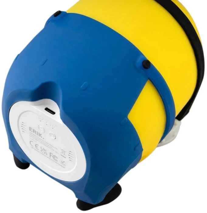 ERIK Minions Bob silikoninė LED naktinė lemputė vaikams, 15 cm
