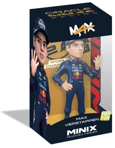 MINIX F1 Raudonas BULL - MAX VERSTAPPEN 4-ASIS PASAULIO ČEMPIONAS