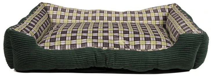 Other Brand Minkšta šuns sofa XL, žalia, 90 × 70 × 20 cm