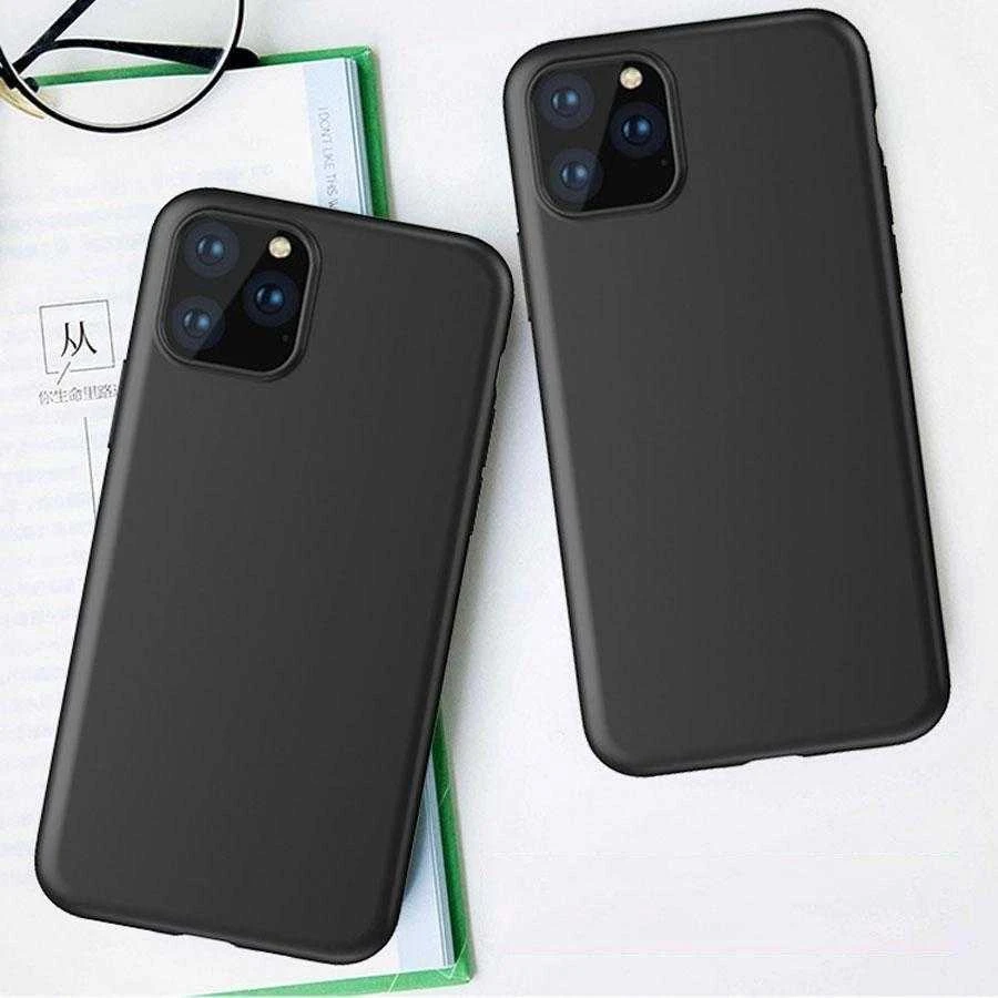 Soft TPU gel protective Realme C21 dėklas telefonui juodos spalvos