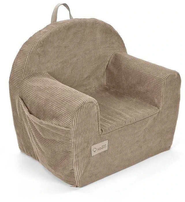 ALBERO MIO Putplasčio automobilinė kėdutė velvetas smėlio spalvos