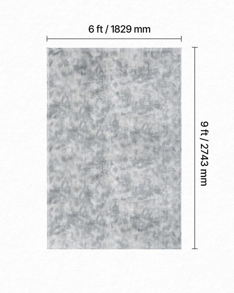 VEVOR Vidinis pliušinis kilimas, 1,83x2,74 m