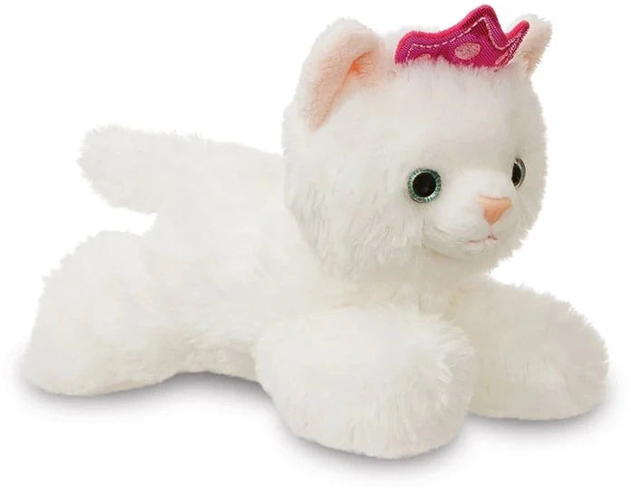 AURORA FANCY PALS Pliušinis žaislas - kačiukas spalvotame krepšyje, 20 cm