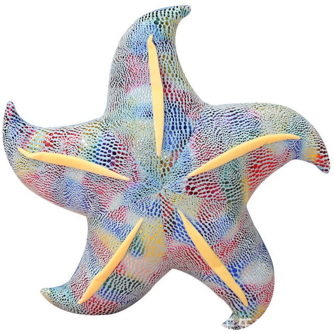 Lean Toys Pliušinis žaislas/pagalvė - jūrų žvaigždė, 45 cm aprašymas - Prekės nuotrauka