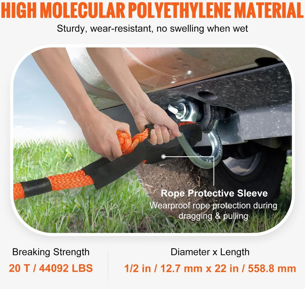 VEVOR Sintetinis atkabinimo lynas 2 vnt 12mm x 56cm