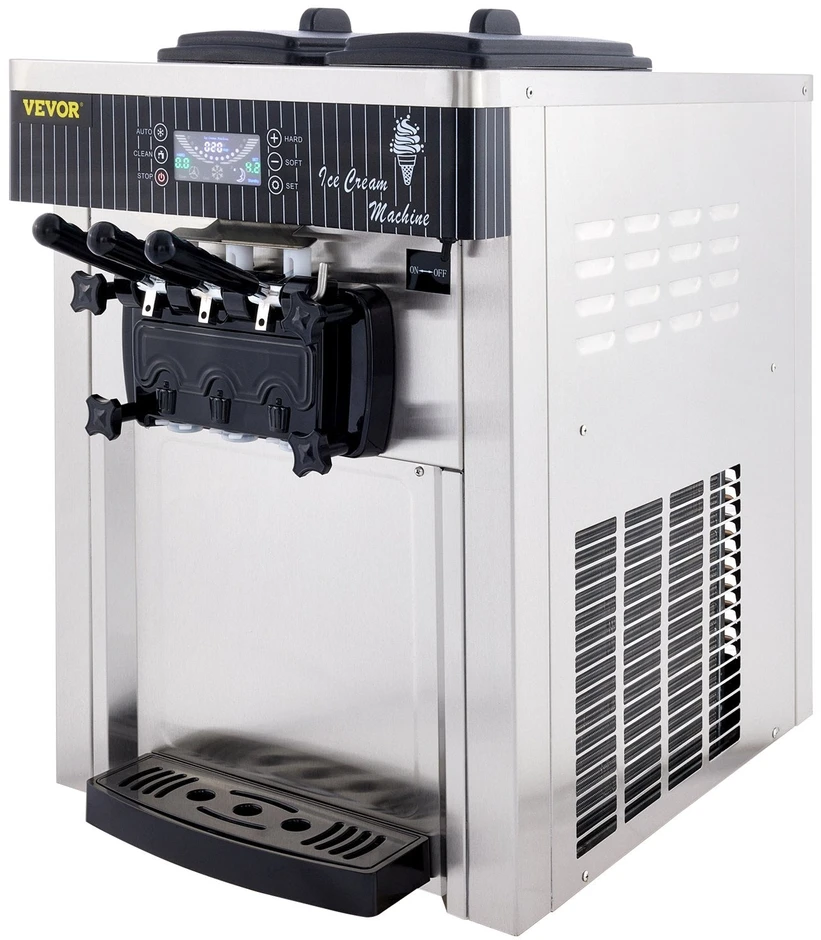 VEVOR Komercinė minkštų ledų mašina 2200W