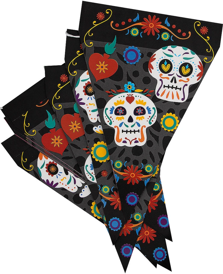 Mirusiųjų dienos Katrinos vėliava – Vakarėlio dekoracija