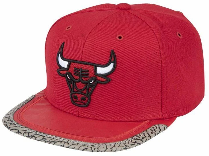 Mitchell & Ness 3 diena Snapback NBA Čikagos Bulls Raudona kepurė - 6HSSMM19505-CBUSCWH