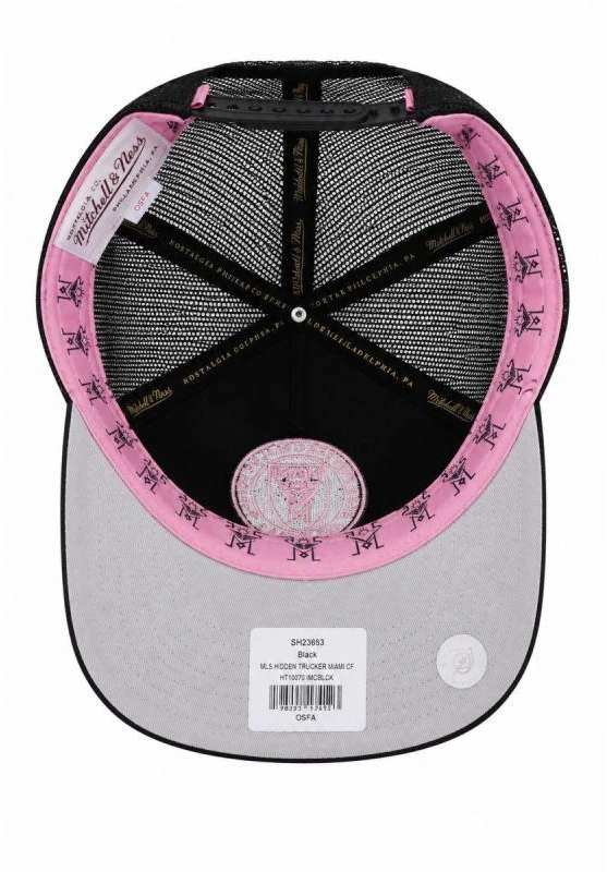Mitchell & Ness Inter Miami CF Trucker kepurė HT10070-IMCBLCK