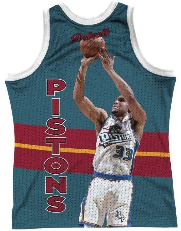 Mitchell & Ness NBA Detroit Pistons Grant Hill berankoviai marškinėliai