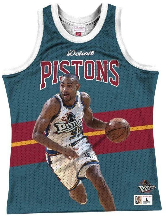 Mitchell & Ness NBA Detroit Pistons Grant Hill berankoviai marškinėliai