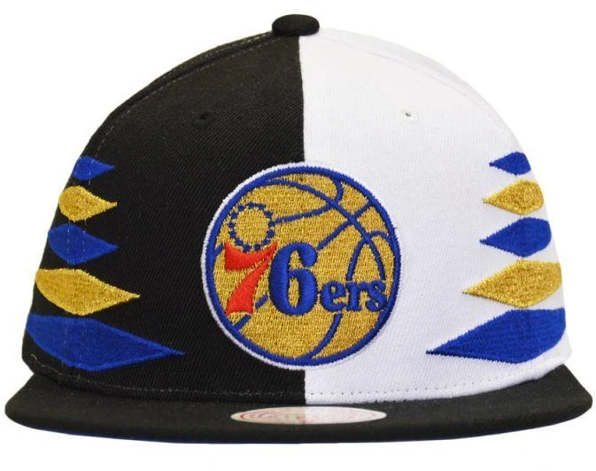 Mitchell & Ness NBA Diamond Cut Filadelfijos 76ers Kepurė - HHSS1093-P76YYPPPBKWH