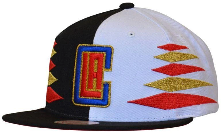 Mitchell & Ness NBA Diamond Cut Los Angeles Clippers kepuraitė - HHSS1093-LACYYPPPBKWH