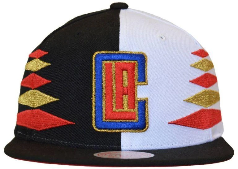 Mitchell & Ness NBA Diamond Cut Los Angeles Clippers kepuraitė - HHSS1093-LACYYPPPBKWH
