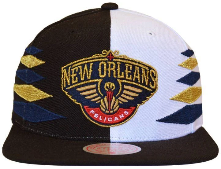 Mitchell & Ness NBA Diamond Cut New Orleans Pelicans kepuraitė - HHSS1093-NOPYYPPPBKWH