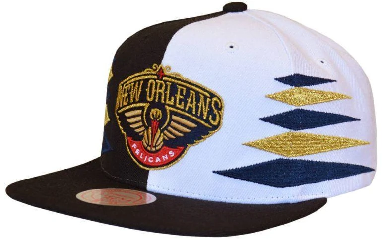 Mitchell & Ness NBA Diamond Cut New Orleans Pelicans kepuraitė - HHSS1093-NOPYYPPPBKWH