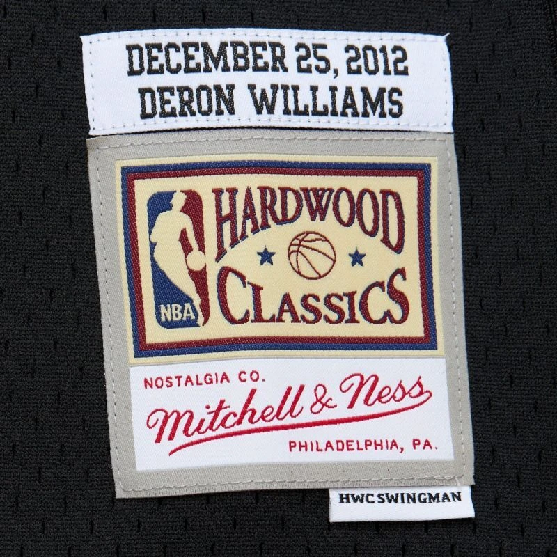 Mitchell & Ness NBA Swingman Brooklyn Nets Deron Williams marškinėliai M SMJY6513-BNE12DWMBLCK