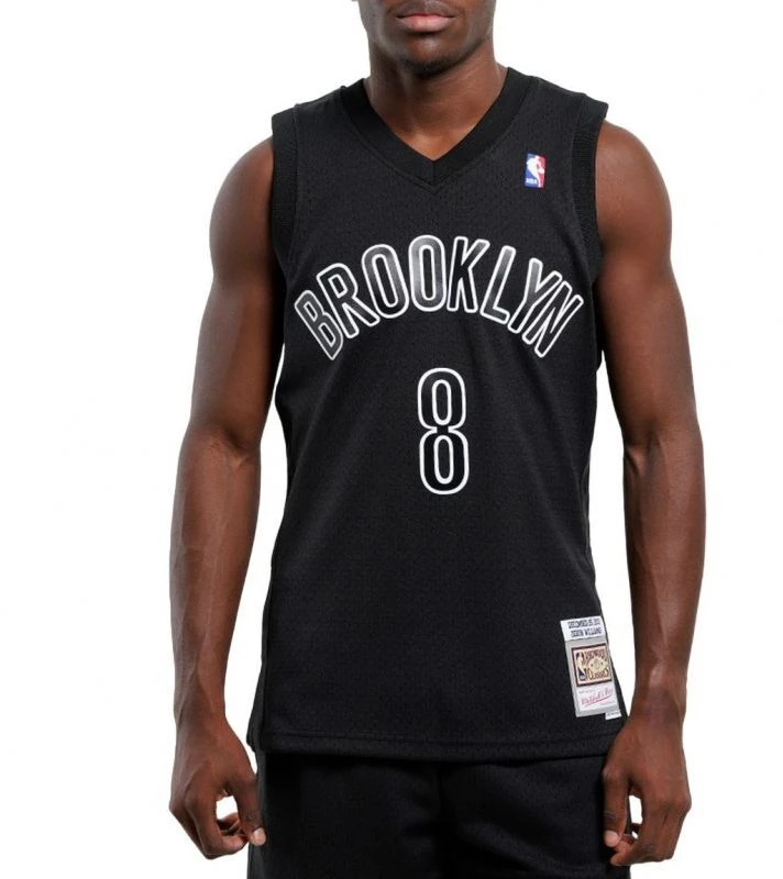 Mitchell & Ness NBA Swingman Brooklyn Nets Deron Williams marškinėliai M SMJY6513-BNE12DWMBLCK