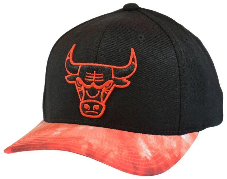 Mitchell & Ness NBA "Tie-dye" klasikinė raudona "Chicago Bulls" "Snapback" kepuraitė - 6HSSFH21HW002-CBUBKRD
