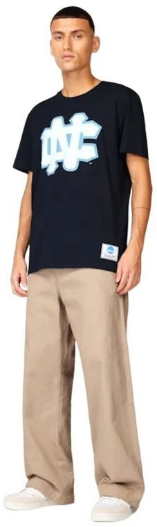 Mitchell & Ness NCAA Šiaurės Karolinos Universitetas Didelis Logotipas Marškinėliai M BMTRINTL1272-UNCNAVY