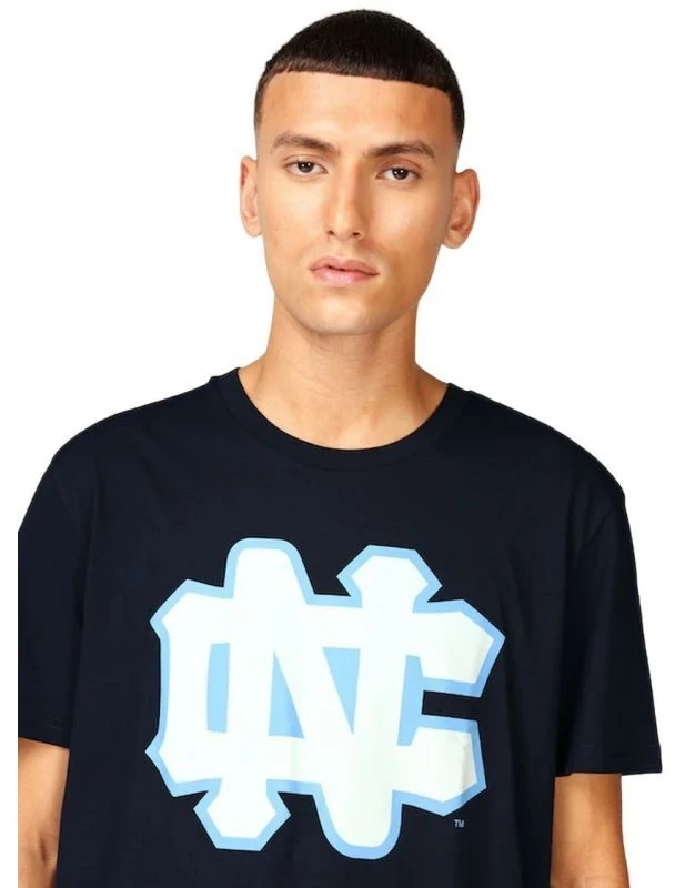 Mitchell & Ness NCAA Šiaurės Karolinos Universitetas Didelis Logotipas Marškinėliai M BMTRINTL1272-UNCNAVY