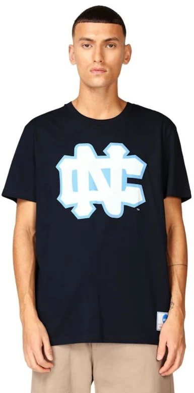Mitchell & Ness NCAA Šiaurės Karolinos Universitetas Didelis Logotipas Marškinėliai M BMTRINTL1272-UNCNAVY