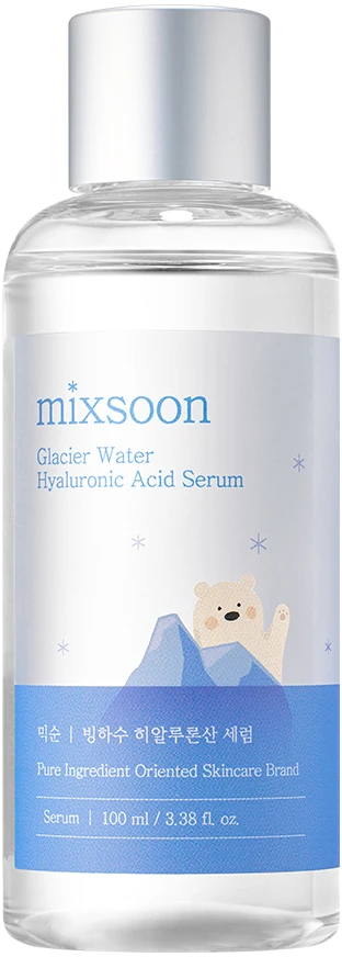 Mixsoon Glacier Vanduo Hyaluronic Acid Serum drėkinamasis veido serumas su hialurono rūgštimi, 100 ml