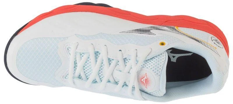 Mizuno Wave Enforce Court AC Teniso bateliai 61GA243260 Balta 41