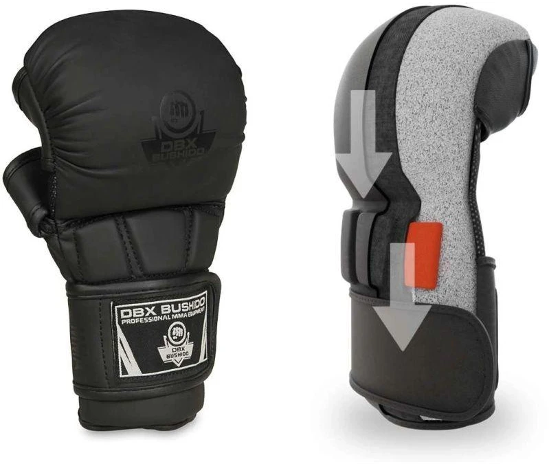 MMA sparingo pirštinės moterims S – Juodas Master – Valor Series | DBX Bushido