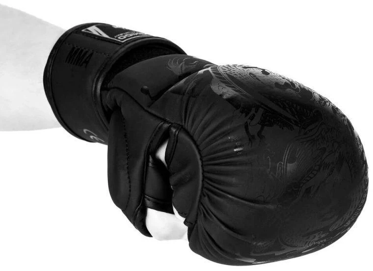 MMA treniruočių pirštinės M - Juodasis Drakonas - Valor serija