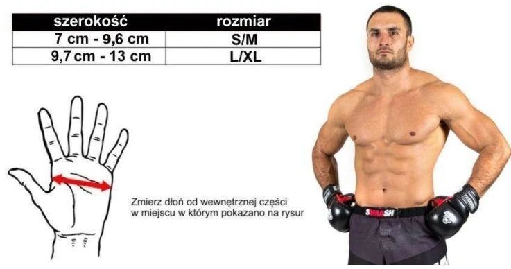 MMA treniruočių pirštinės S/M - Edge - Valor serija