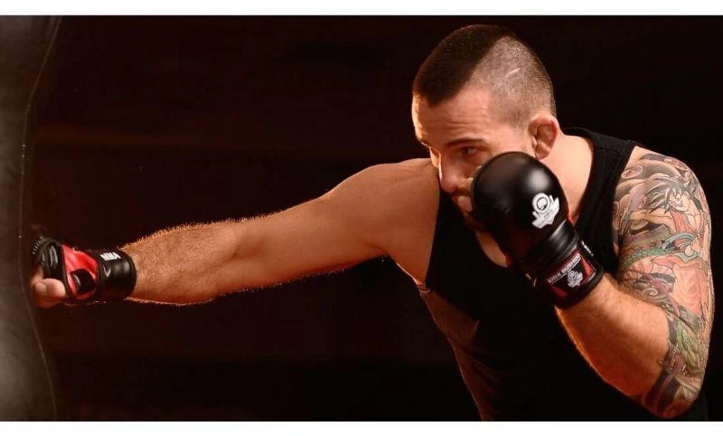 MMA treniruočių pirštinės S/M - Phantom Raudona - Valor Series